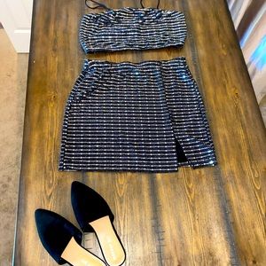 DISCO ▪️◾️▪️ SEQUIN TWO PIECE